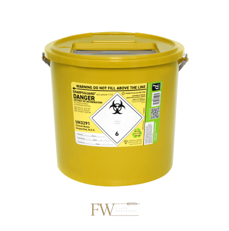Sharpsguard Yellow 11.5 Ltr Sharps Bin